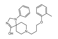 8-[3-(2-methylphenoxy)propyl]-1-phenyl-1,3,8-triazaspiro[4.5]decan-4-one Structure