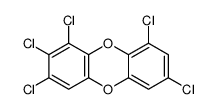 2,3,4,6,8-Pentachlorodibenzo-p-dioxin结构式
