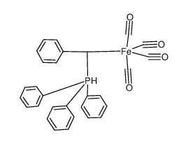 {(PPh3)(C6H5)CH}iron tetracarbonyl Structure