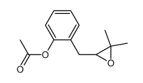 1-(2-acetoxyphenyl)-2,3-epoxy-3-methylbutane Structure