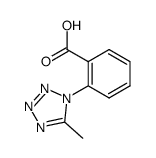 2-(5-methyl-1H-tetraazol-1-yl)benzoic acid结构式