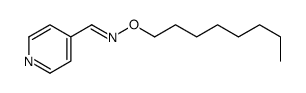(E)-N-octoxy-1-pyridin-4-ylmethanimine Structure