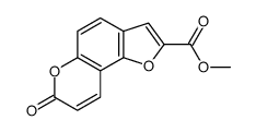 methyl 7-oxofuro[2,3-f]chromene-2-carboxylate结构式