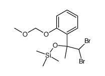 {2,2-dibromo-1-[2-(methoxymethoxy)phenyl]-1-methylethoxy}trimethylsilane Structure