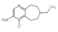 5H-Pyrazino[2,3-d]azepin-2-amine,7-ethyl-6,7,8,9-tetrahydro-,1-oxide(9CI)结构式