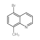 5-Bromo-8-methylquinoline structure