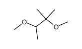2,3-Dimethoxy-2-methylbutane结构式
