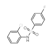 N-(2-chlorophenyl)-4-fluoro-benzenesulfonamide picture