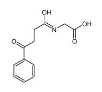 2-[(4-oxo-4-phenylbutanoyl)amino]acetic acid结构式