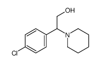 2-(4-chlorophenyl)-2-piperidin-1-ylethanol Structure