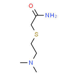 Acetamide, 2-[[2-(dimethylamino)ethyl]thio]- (9CI) Structure