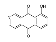 9-hydroxybenzo[g]isoquinoline-5,10-dione Structure