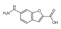 2-Benzofurancarboxylicacid,6-hydrazino-(9CI)结构式