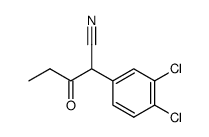 2-(3,4-dichloro-phenyl)-3-oxo-valeronitrile Structure