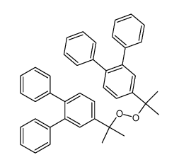 bis[1-methyl-1-(o-terphenyl-4'-yl)ethyl] peroxide Structure