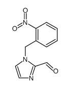 1-(o-nitrobenzyl)-imidazole-2-carboxaldehyde结构式