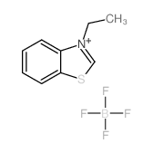 tetrafluoro-l4-borane, 3-ethylbenzo[d]thiazol-3-ium salt Structure