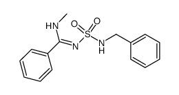 N1-Methyl-N2-[(N-benzyl)-sulfamoyl]-benzamidin Structure
