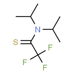 Ethanethioamide,2,2,2-trifluoro-N,N-bis(1-methylethyl)- Structure
