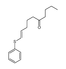 10-phenylsulfanyldec-9-en-5-one Structure