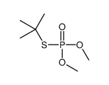 2-dimethoxyphosphorylsulfanyl-2-methylpropane结构式