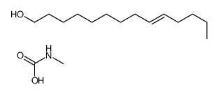 methylcarbamic acid,tetradec-9-en-1-ol结构式