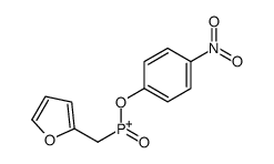 furan-2-ylmethyl-(4-nitrophenoxy)-oxophosphanium结构式
