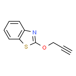 Benzothiazole, 2-(2-propynyloxy)- (6CI,9CI) structure