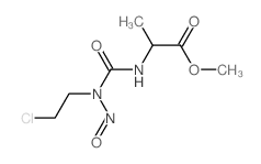 L-Alanine,N-[[(2-chloroethyl)nitrosoamino]carbonyl]-, methyl ester picture