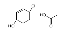 acetic acid,(1S,4R)-4-chlorocyclohex-2-en-1-ol结构式