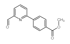 4-(6-甲酰基吡啶-2-基)苯甲酸甲酯图片