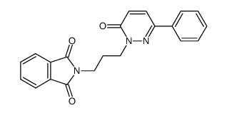 6-phenyl-2-[2-(phthalimido)propyl]-3(2H)-pyridazinone结构式