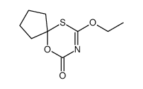 6-Oxa-10-thia-8-azaspiro[4.5]dec-8-en-7-one,9-ethoxy-(9CI) structure