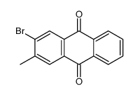 2-bromo-3-methylanthracene-9,10-dione结构式
