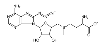 Adenosine, 5'-[(3-amino-3-carboxypropyl)methylsulfonio]-8-azido-5'-deoxy-, inner salt, (S)结构式