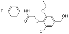 2-[2-chloro-6-ethoxy-4-(hydroxymethyl)phenoxy]-n-(4-fluorophenyl)-acetamide picture