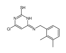 6-chloro-4-[(2,3-dimethylphenyl)methylamino]-1H-pyrimidine-2-thione结构式