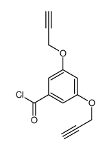 3,5-bis(prop-2-ynoxy)benzoyl chloride Structure