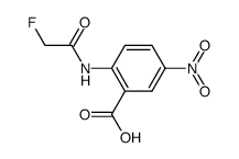 2-fluoroacetamido-5-nitrobenzoic acid Structure