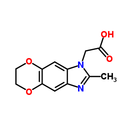 (2-METHYL-6,7-DIHYDRO-5,8-DIOXA-1,3-DIAZA-CYCLOPENTA[B]NAPHTHALEN-1-YL)-ACETIC ACID picture