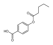 4-pentanoyloxybenzoic acid结构式