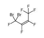 (Z)-1,1-dibromo-1,2,3,4,4,4-hexafluoro-2-butene Structure