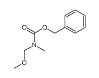 benzyl N-(methoxymethyl)-N-methylcarbamate Structure