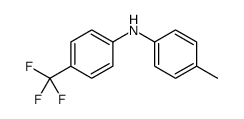 4-methyl-N-[4-(trifluoromethyl)phenyl]aniline结构式