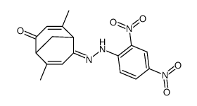 4,8-dimethylbicyclo<3.3.1>nona-3,7-diene-2,6-dione mono-2,4-dinitrophenylhydrazone Structure