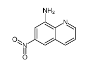 6-Nitro-8-quinolinamine结构式