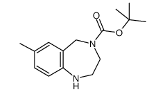 4-Boc-7-Methyl-2,3,4,5-tetrahydro-1H-benzo[e][1,4]diazepine Structure