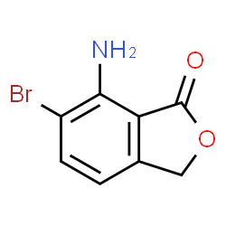 7-AMINO-6-BROMO-3 H-ISOBENZOFURAN-1-ONE Structure