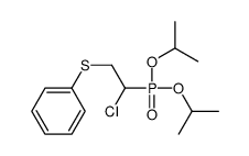 [2-chloro-2-di(propan-2-yloxy)phosphorylethyl]sulfanylbenzene结构式
