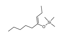 (Z)-4-(trimethylsiloxy)-3-nonene结构式